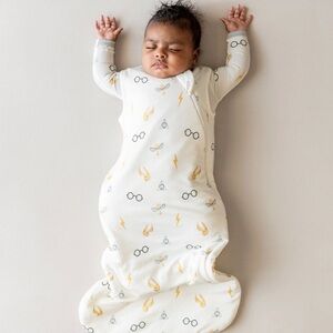 Kyte Baby White Harry Potter Sleep Sack - Size M, 1 TOG